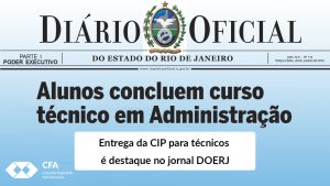 Read more about the article Entrega da CIP para técnicos é destaque no jornal DOERJ