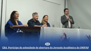 Read more about the article CRA, Participa da Abertura da Jornada Acadêmica da UNIFAP