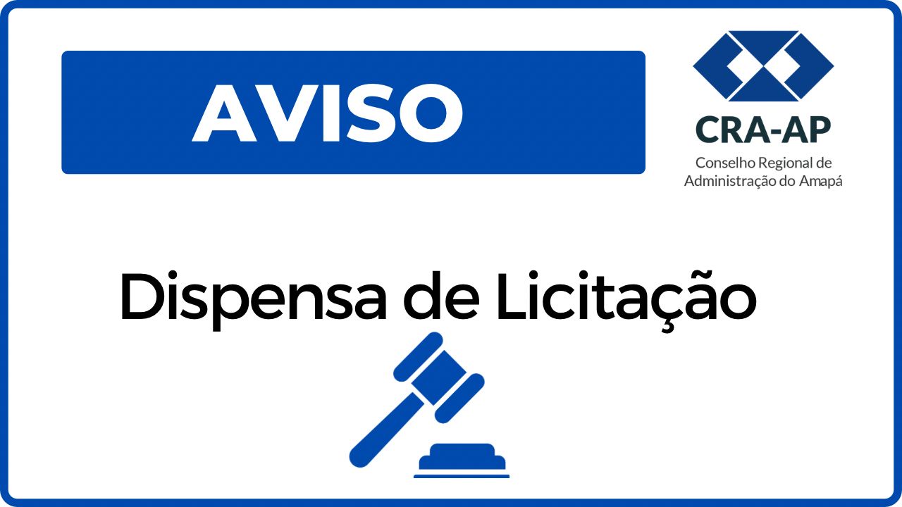 You are currently viewing Aviso de dispensa de Licitação